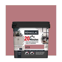 [110425] RENAULAC 20MN MURS ET BOISERIES SATINE ROSE BOUDOIR 1L