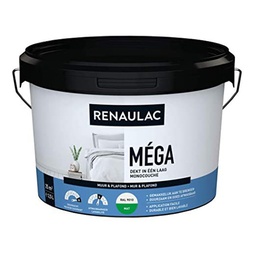 [110429] PEINTURE MUR-PLAFOND INTERIEUR MEGA BLANC MAT 2,5LITRES RENAULAC