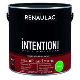 [110523] RENAULAC INTENTION MUR &amp; PLAFOND EXTRA MAT SAFE &amp; WARM 2,5L