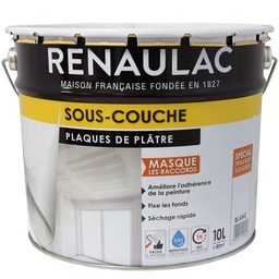 [110805] RENAULAC SOUS-COUCHE PLAQUE DE PLATRE 10L
