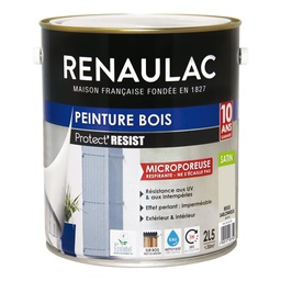 [110821] RENAULAC Peinture bois sablonneux satine - 2,5L