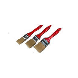 [111193] LOT DE 3 PINCEAUX PLATS P.MATE ET SATINEE (SOUS BLISTER)
