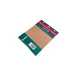 [111201] PAPIER DE VERRE 4 FEUILLES GROS GRAIN
