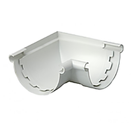 [311957] ANGLE DE GOUTTIERE MIXTE D25 BLANC INTERIEUR &amp; EXTERIEUR