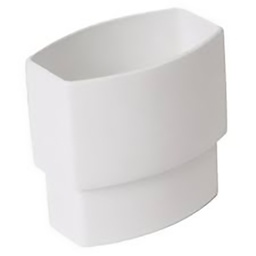 [312064] MANCHETTE MALE FEMELLE DESCENTE 90X56 OVA BLANC EG