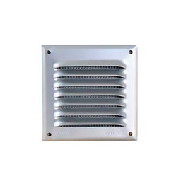 [312114] GRILLE PERSIENNE ALU GRIS MOUSTIQUAIRE 15X15