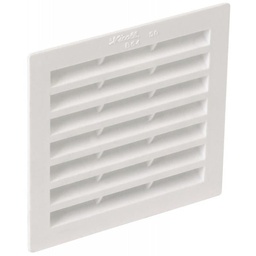 [312120] GRILLE RECTANGULAIRE CARREE 100 AVEC MOUSTIQUAIRE 154X154