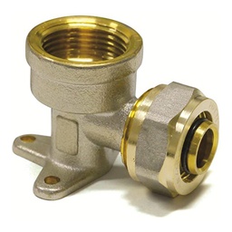 [312152] RACCORD COUDE TARAUDE FEMELLE ET MULTICOUCHE A COMPRESSION D16-1/2"