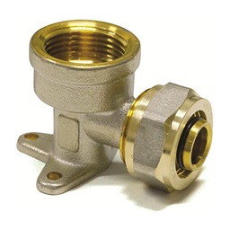 [312153] RACCORD COUDE TARAUDE FEMELLE ET MULTICOUCHE A COMPRESSION D16-3/4"