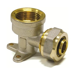 [312155] RACCORD COUDE TARAUDE FEMELLE ET MULTICOUCHE A COMPRESSION D20-3/4"