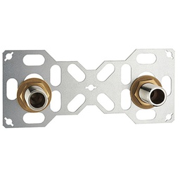 [312379] PLATINE DE FIXATION MURALE DOUBLE POUR PER A SERTIR D12 - 3/4M