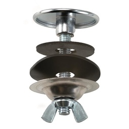 [312539] CACHE TROU LUXE CHROME BROCHABLE