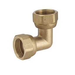 [312549] COUDE FEMELLE DOUBLE ECROU 1/2 FF
