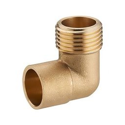 [312580] COUDE CUIVRE FC M 3/8 - D12 LIEN 1PIECE