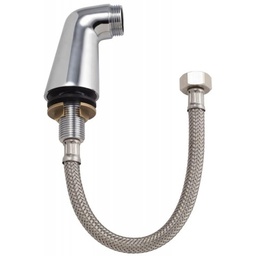[312595] COLONNETTE M 3/4 AVEC FLEXIBLE F 1/2 L:500 CHROME BROCHABLE (X2)