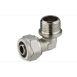 [312661] COUDE MULTICOUCHE MALE A COMPRESSION D16 - M1/2"