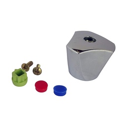 [312671] CROISILLON TRICORNE METAL CHROME BROCHABLE