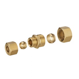[312873] RACCORD DROIT BICONE REDUIT D12 - D10 LIEN 1PIECE