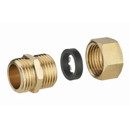 [312938] RACCORD DROIT JOINT MIXTE MALE M 1/2 - D12 LIEN 1PIECE