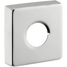[312972] ROSACE CARREE F 3/4 CHROME BROCHABLE (X2)