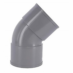 [313333] COUDE PVC EVACUATION 45 FF D80