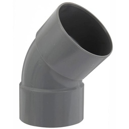 [313334] COUDE PVC EVACUATION 45 FF D90