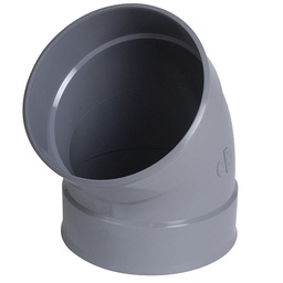 [313335] COUDE PVC EVACUATION 45 FF D100