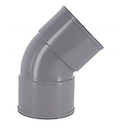 [315400] COUDE PVC EVACUATION 45 FF D160