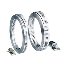 [313832] COLLIER SANS FIN + 6 TETES BANDE ACIER 13 MM - L 3 METRES