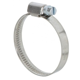 [313844] COLLIER DE SERRAGE TOUT INOX 12 MM DIAM. DE SERRAGE 24 A 36 MM-PAR 2