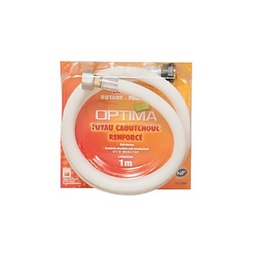 [313887] FLEXIBLE SOUPLE BUTANE/PROPANE NF 1 M - ECROUS A VISSER 20/150 - 10 ANS
