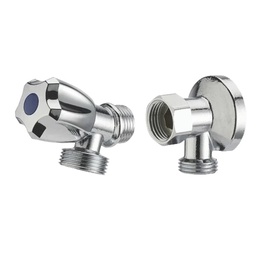 [313984] KIT APPLIQUE MF MOBILE.1/2 + ROBINET M.A.L EQUERRE DM 1/2-3/4 CHROME