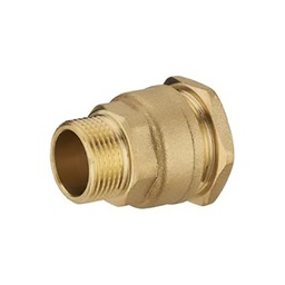 [314192] RACCORD DROIT POLYETHYLENE MALE LAITON D32 - M 1" LIEN 1 PIECE
