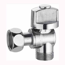 [314253] ROBINET D ARRET WC 1/4DE TOUR EQUERRE MF 3/8 CHR LIEN 1 PIECE