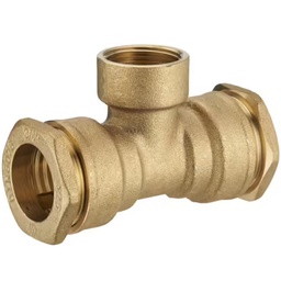 [314273] TE POLYETHYLENE FEMELLE AU CENTRE LAITON D20 - F 1/2 - D20 LIEN 1 PIECE