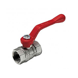 [314339] VANNE SPHERE, FEMELLE A MANETTE ROUGE ALU 1-1/4