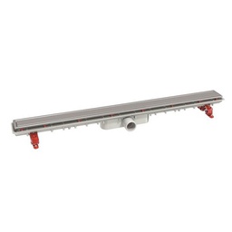[314390] CANIVEAU COMPLET AVEC GRILLE INOX REVERSIBLE L.50MM L.80CM