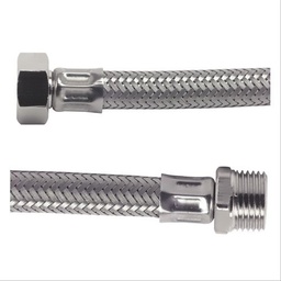 [314504] FLEXIBLE ALIMENTATION INOX MF 1/2" -1/2" L:300MM DN8