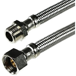 [314533] FLEXIBLE ALIMENTATION INOX MF 1/2" -1/2" L:500MM DN8