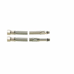[314605] 2 FLEXIBLES RACCORDEMENT SANITAIRE M10/100 - B12 - 30CM
