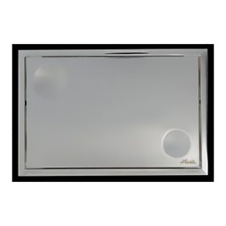 [315479] ENSEMBLE PLAQUE SWING BOUTON PIVOTANT CHROME