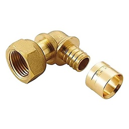 [314946] RACCORD COUDE AVEC ECROU TOURNANT 20/27 - 15 A 19 MM