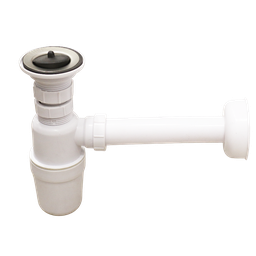 [315063] SIPHON LAVABO AVEC BONDE KD8301 D32 AVEC BOUCHON