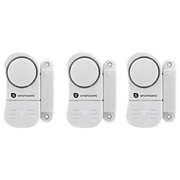 [30294] ALARME MINI CONTACT MAGNETIQUE 3 PORTE/FENETRE A PILES 85DB BOUTON M/A SMARTWARES