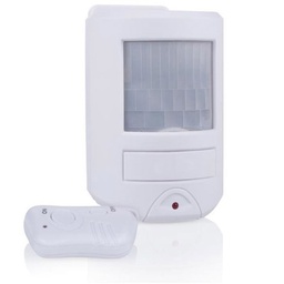 [30300] ALARME DETECTEUR DE MOUVEMENT INTERIEUR/EXTERIEUR A PILE 105DB 110° MARCHE AVEC TELECOMMANDE SMARTWARES