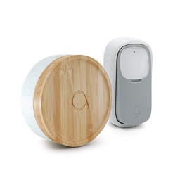 [30643] CARILLON AVEC BOUTON SANS FIL SANS PILE BAMBOO AVIDSEN 102498