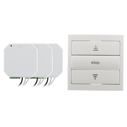 [30749] PACK VOLETS ROULANTS : 3 MODULES + COMMANDE CENTRALISEE