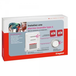 [30340] SSI TABLEAU D ALARME EQUIPE 2 DM 1 SIRENE CAT D OU E DE TYPE 4 1 BOUCLE 040563
