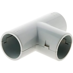 [30822] Derivation en Te clipsable Ø20 pour tube IRL 3321 (750N/2J/-5°C/60°C) gris