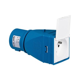 [30834] Adaptateur pour fiche brochage domestique vers brochage industriel